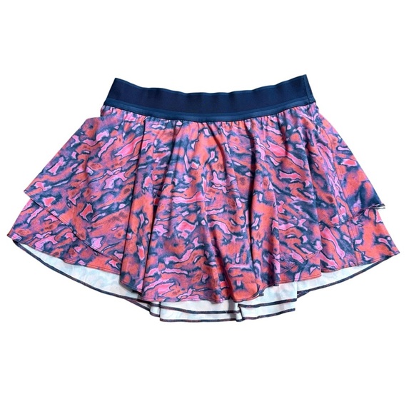 NEW Lululemon Court Rival High Rise Skirt Size 12 Tall Chroma Clash Multi - Picture 8 of 8